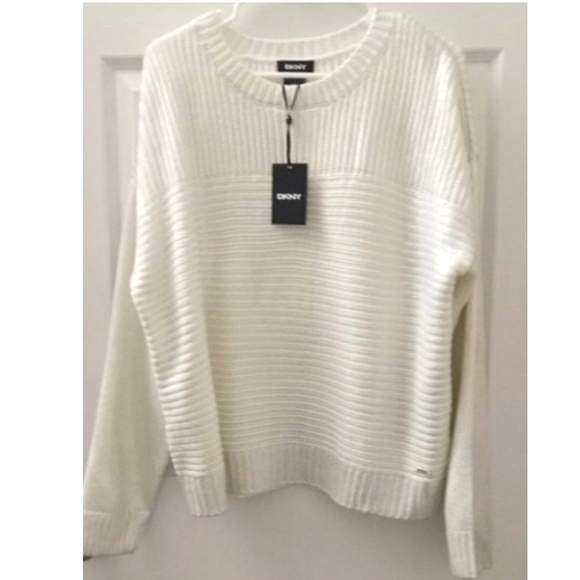 NWT DKNY Metallic Sweater Size XL - Picture 1 of 8